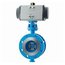 Supapă de fluture de sigiliu dur pneumatic
